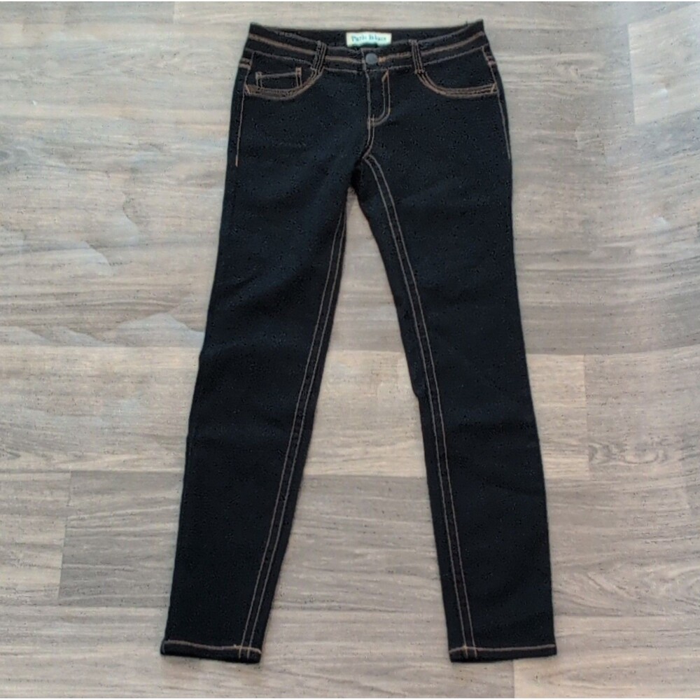 Paris Blues Black Skinny Women's Jeans - Slim Fit, Stretch, Dark Wash